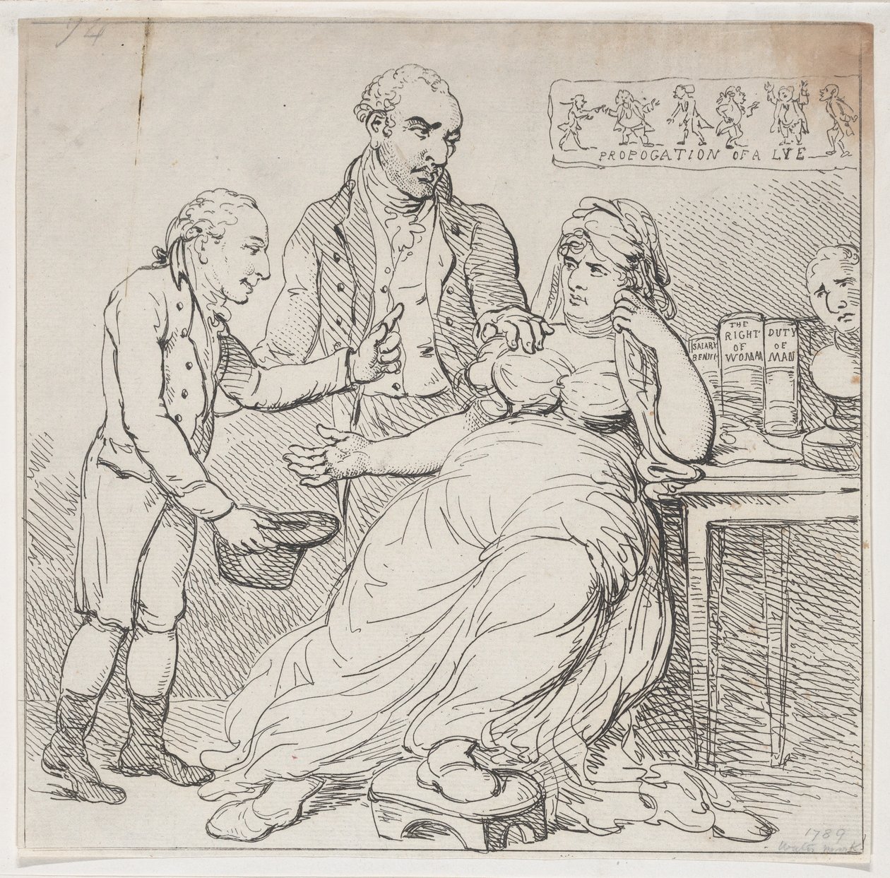 Melpomene in the Dumps ، أو مسرحية الطفل التي دافع عنها Theatrical Monarchs ، Dece ... ، 14 كانون الأول (ديسمبر) 1804. بواسطة توماس رولاندسون