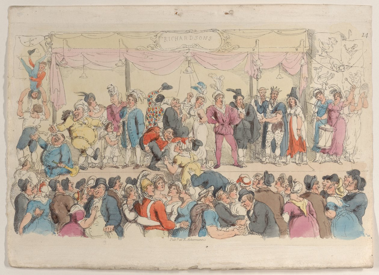 اللوحة 14: عرض ريتشاردسون ، من World in Miniature ، 1816. ، 1816. بواسطة توماس رولاندسون