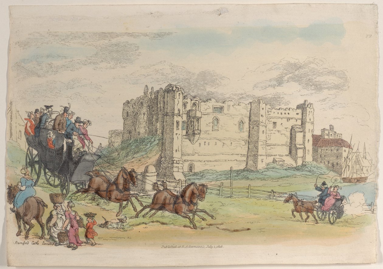 اللوحة 22 ، من العالم المصغر ، 1816 ، 1816. بواسطة توماس رولاندسون