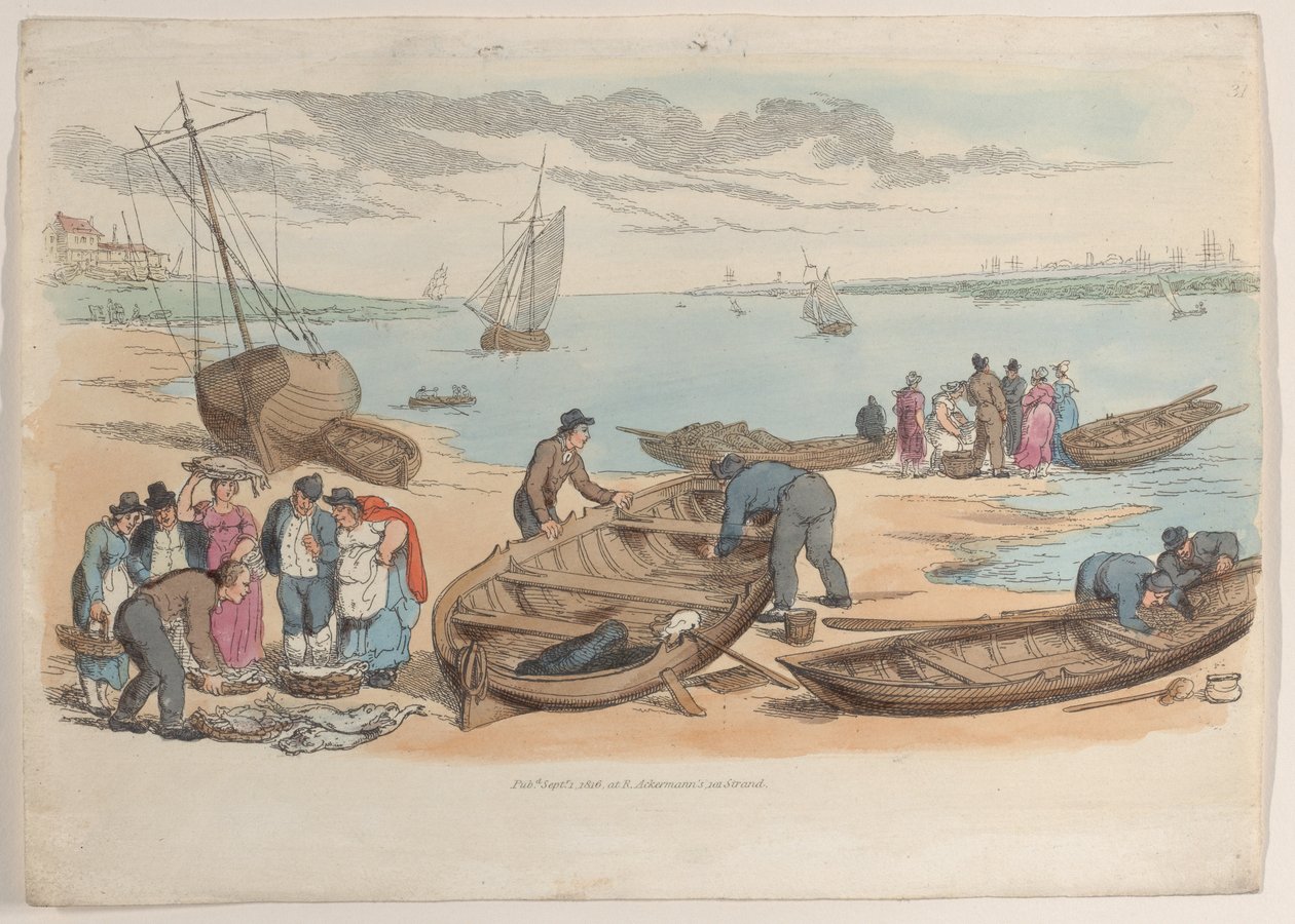 اللوحة 31 ، من العالم المصغر ، 1816 ، 1816. بواسطة توماس رولاندسون