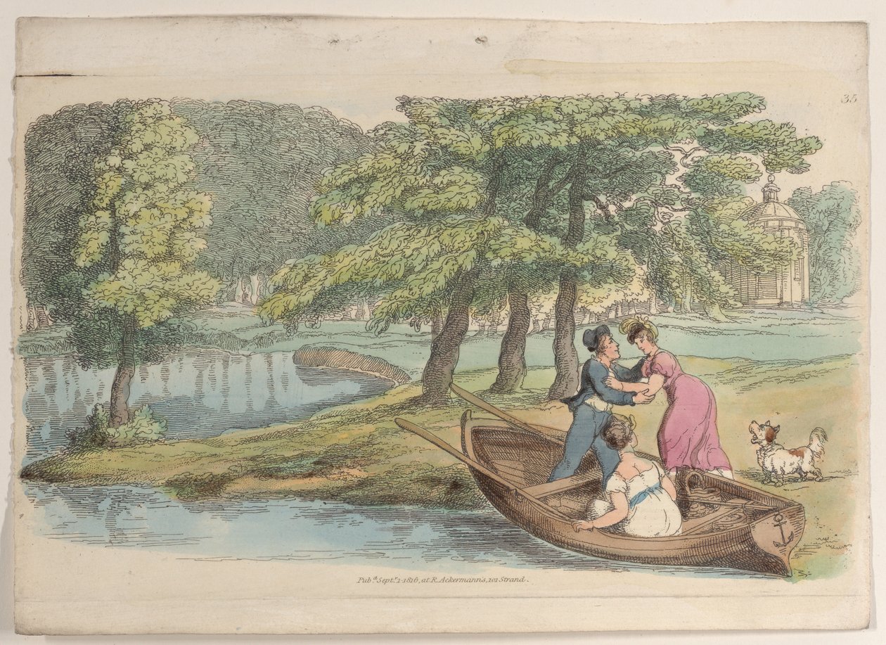 اللوحة 35 ، من العالم المصغر ، 1816 ، 1816. بواسطة توماس رولاندسون