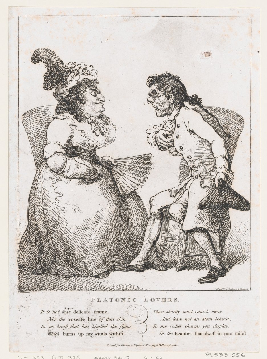 عشاق أفلاطون ، 1 أغسطس 1797 ، 1 أغسطس 1797. بواسطة توماس رولاندسون