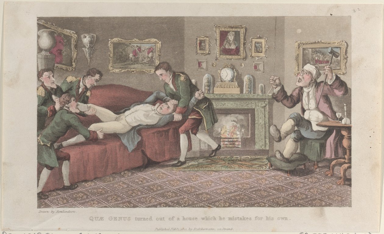 تحولت Quae Genus من منزل أخطأه بنفسه ، من The Hist ... ، 1 فبراير 1822. بواسطة توماس رولاندسون