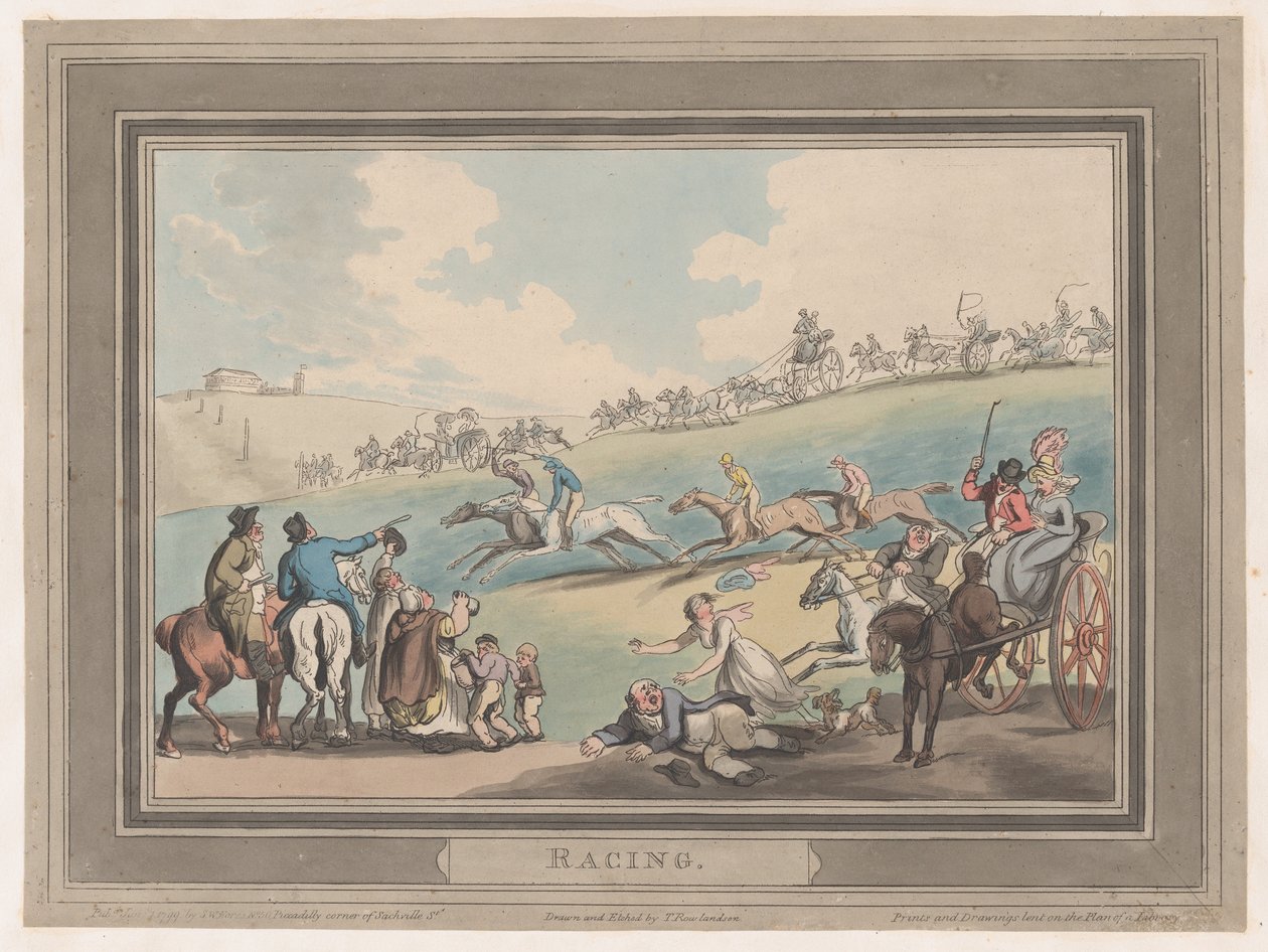 السباق [البداية] ، 1 يناير 1799. ، 1 يناير 1799. بواسطة توماس رولاندسون