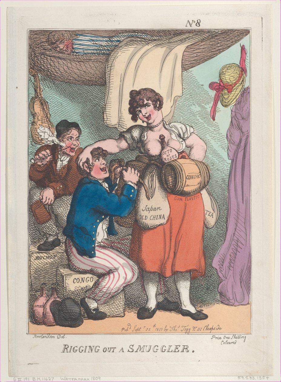 تزوير مهرب ، 25 سبتمبر 1810. ، 25 سبتمبر 1810. بواسطة توماس رولاندسون