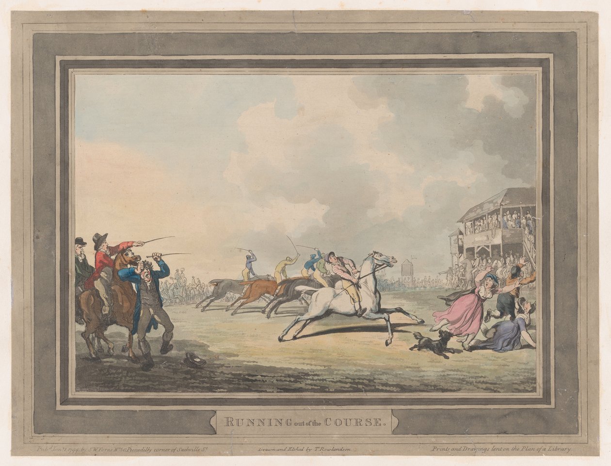 نفد من الدورة ، 1 يناير 1799. ، 1 يناير 1799. بواسطة توماس رولاندسون