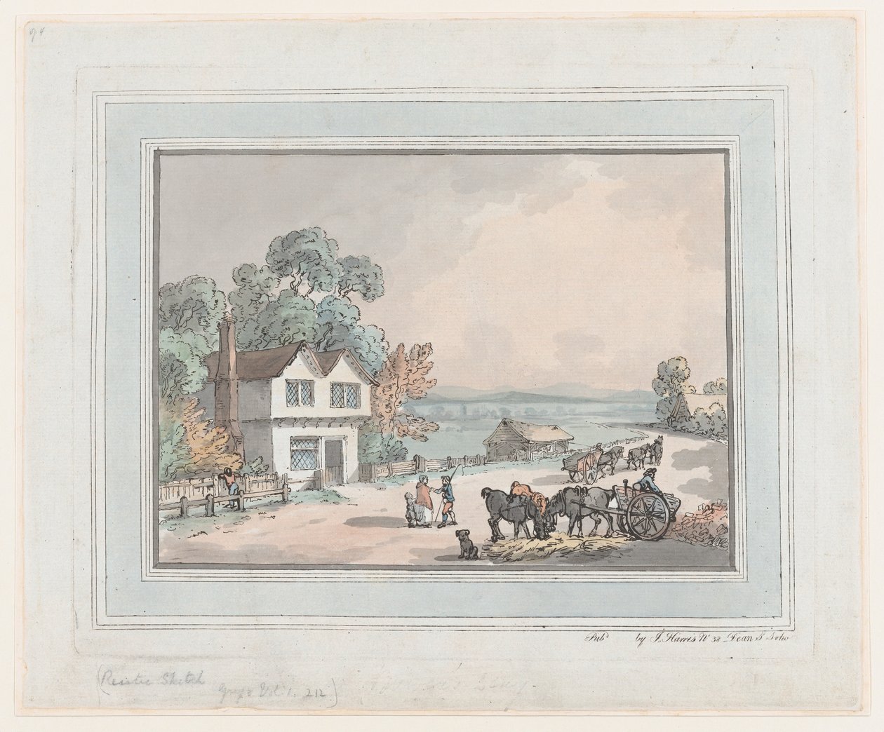 رسم ريفي ، 1787. ، 1787. بواسطة توماس رولاندسون