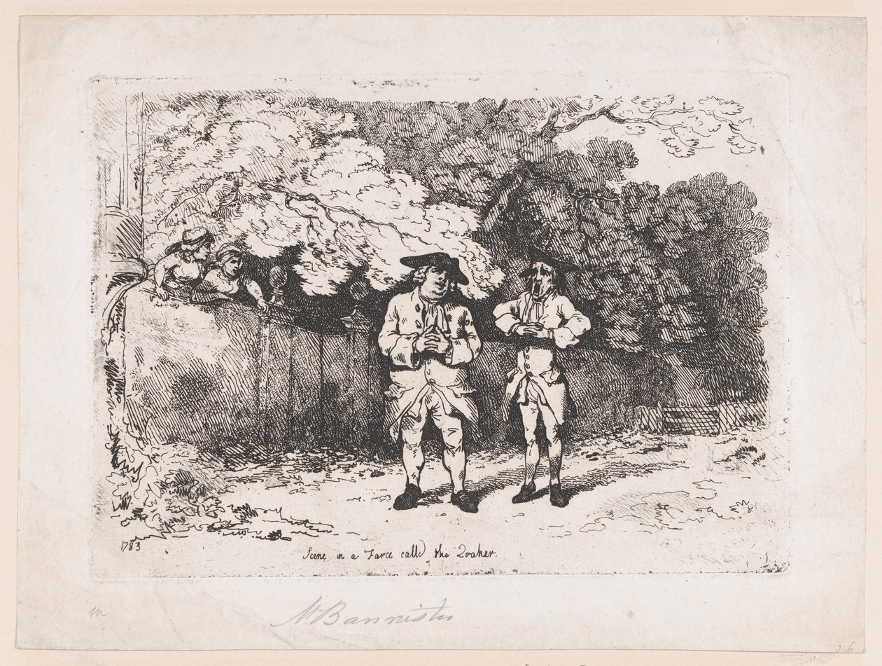 مشهد في مهزلة تسمى الكويكر 22 ديسمبر 1783 ، 22 ديسمبر 1783. بواسطة توماس رولاندسون