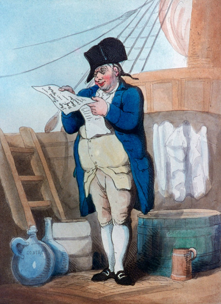 كاتب مخازن السفن ، 1799 بواسطة توماس رولاندسون