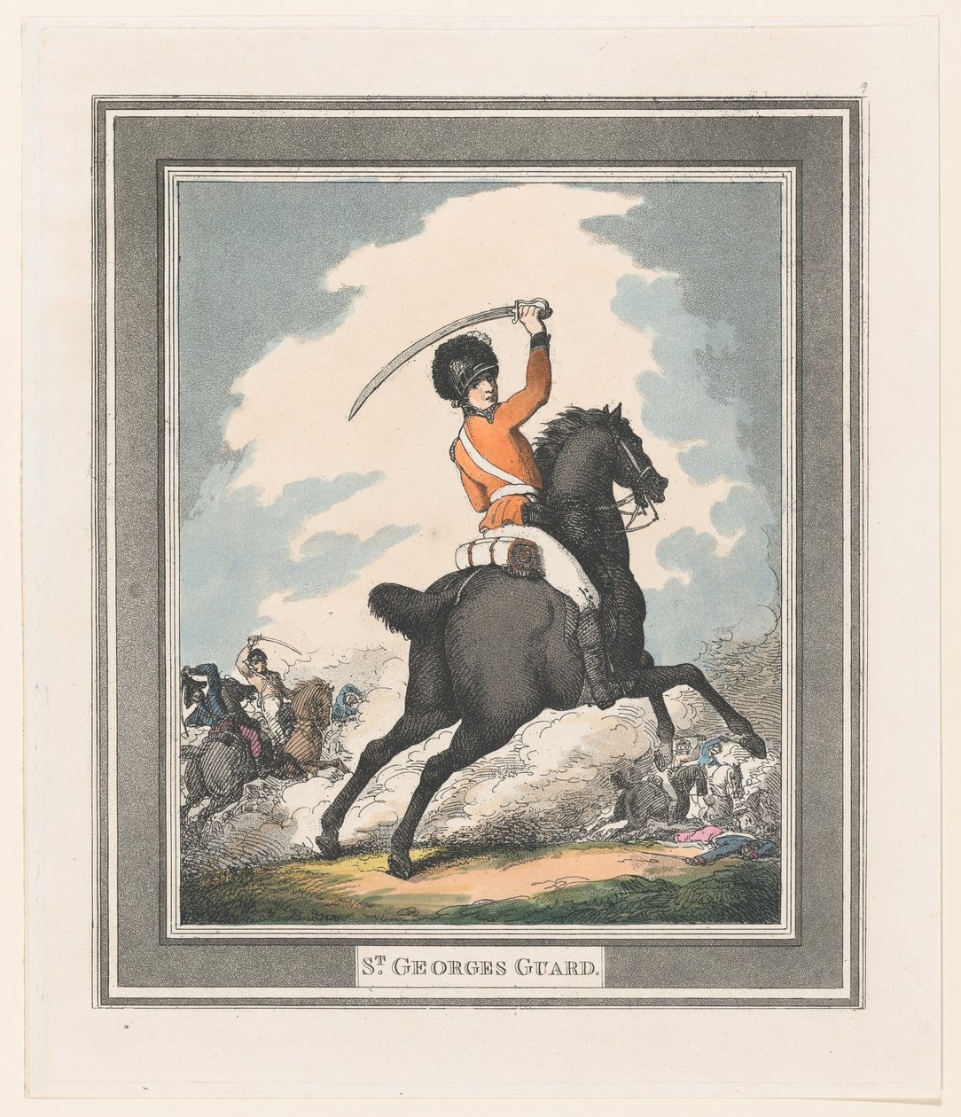 حرس سانت جورج ، 1798 ، 1798. بواسطة توماس رولاندسون
