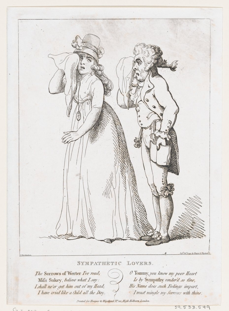 عشاق متعاطفون ، 6 فبراير 1797 ، 6 فبراير 1797. بواسطة توماس رولاندسون