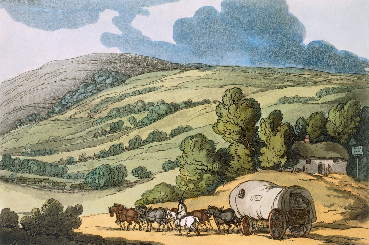 تونتون فال ، سومرسيتشاير ، حانة. 1822. بواسطة توماس رولاندسون