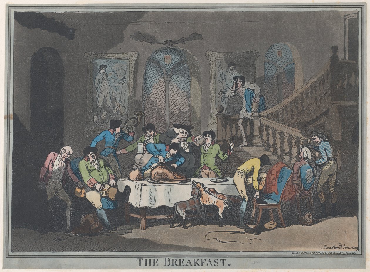 الإفطار ، 1 فبراير 1789 ، 1 فبراير 1789. بواسطة توماس رولاندسون