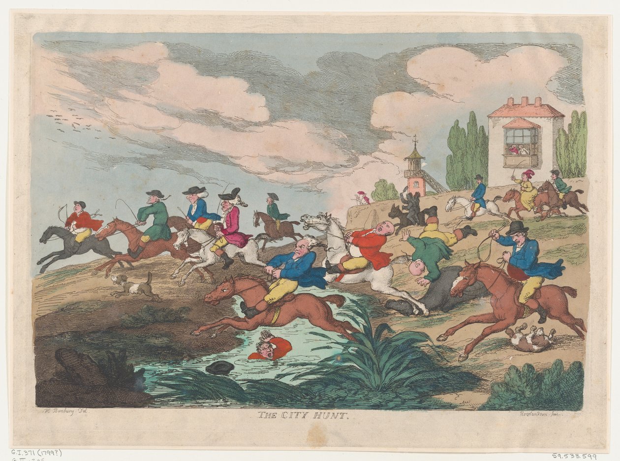 مدينة هانت ، كاليفورنيا. 1810. ، كاليفورنيا. 1810. بواسطة توماس رولاندسون