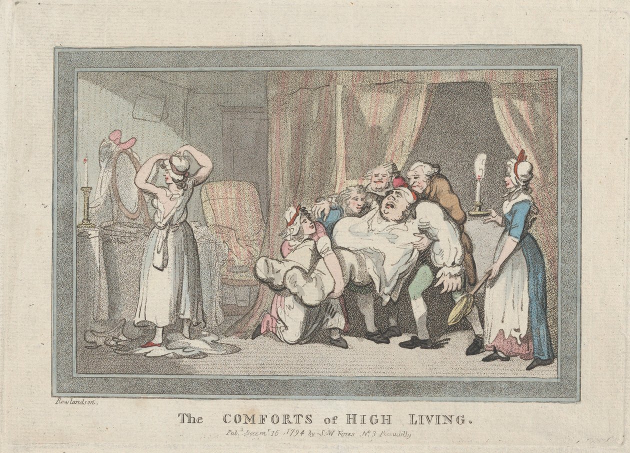 The Comforts of High Living ، 16 ديسمبر 1794 ، 16 ديسمبر 1794. بواسطة توماس رولاندسون