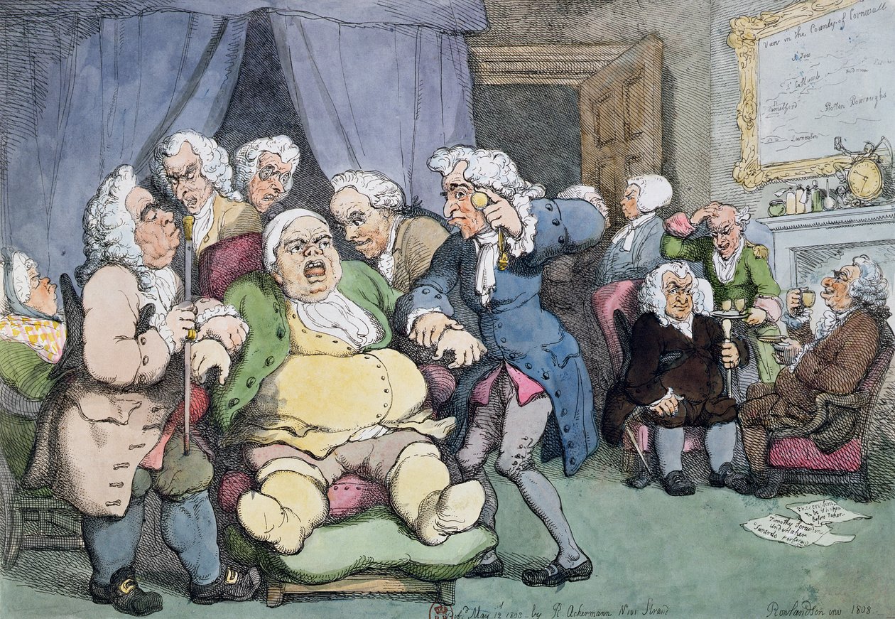 التشاور أو الأمل الأخير ، 1808 بواسطة توماس رولاندسون