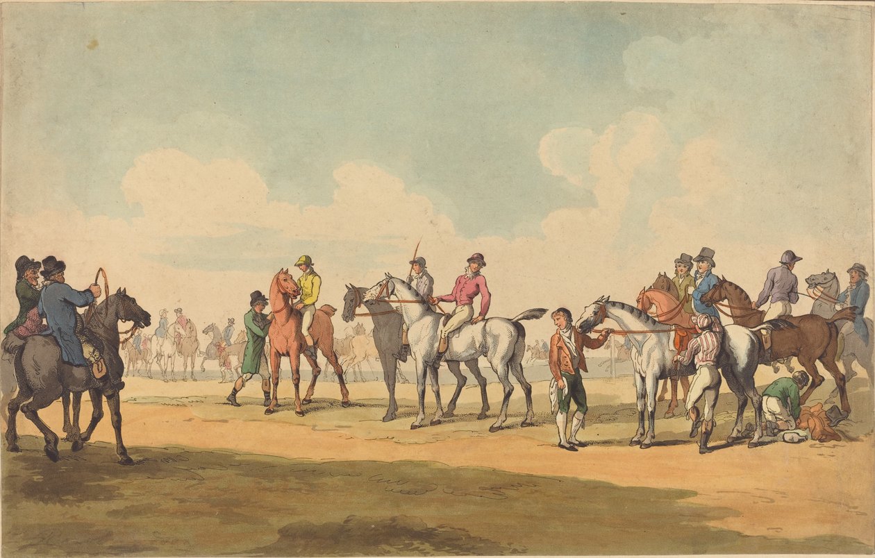 الدورة ، ربما عام 1789. بواسطة توماس رولاندسون