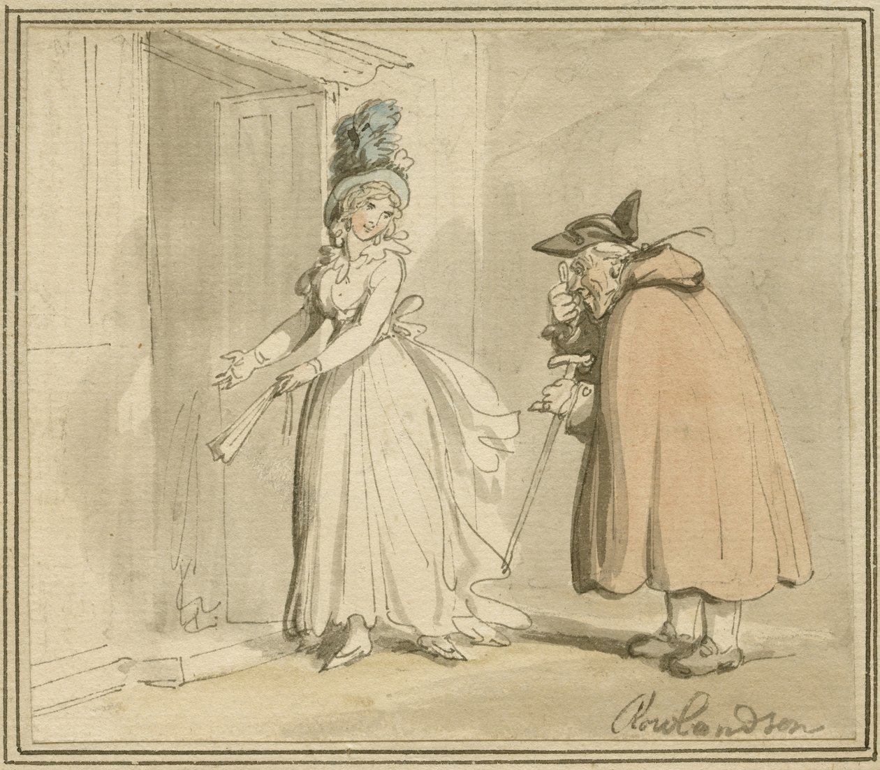 المحظية ، c.1785-1800 بواسطة توماس رولاندسون