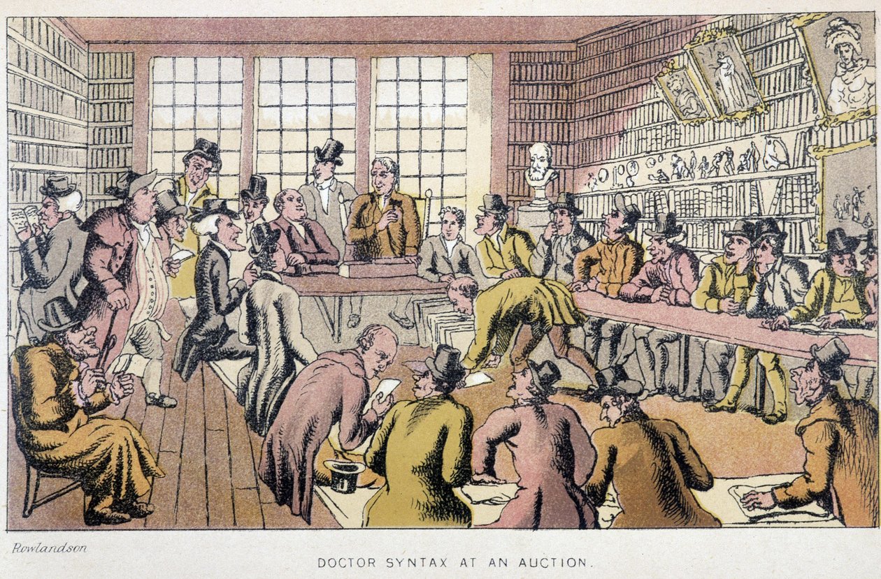The Doctor at an Auction - in “” Doctor Syntax