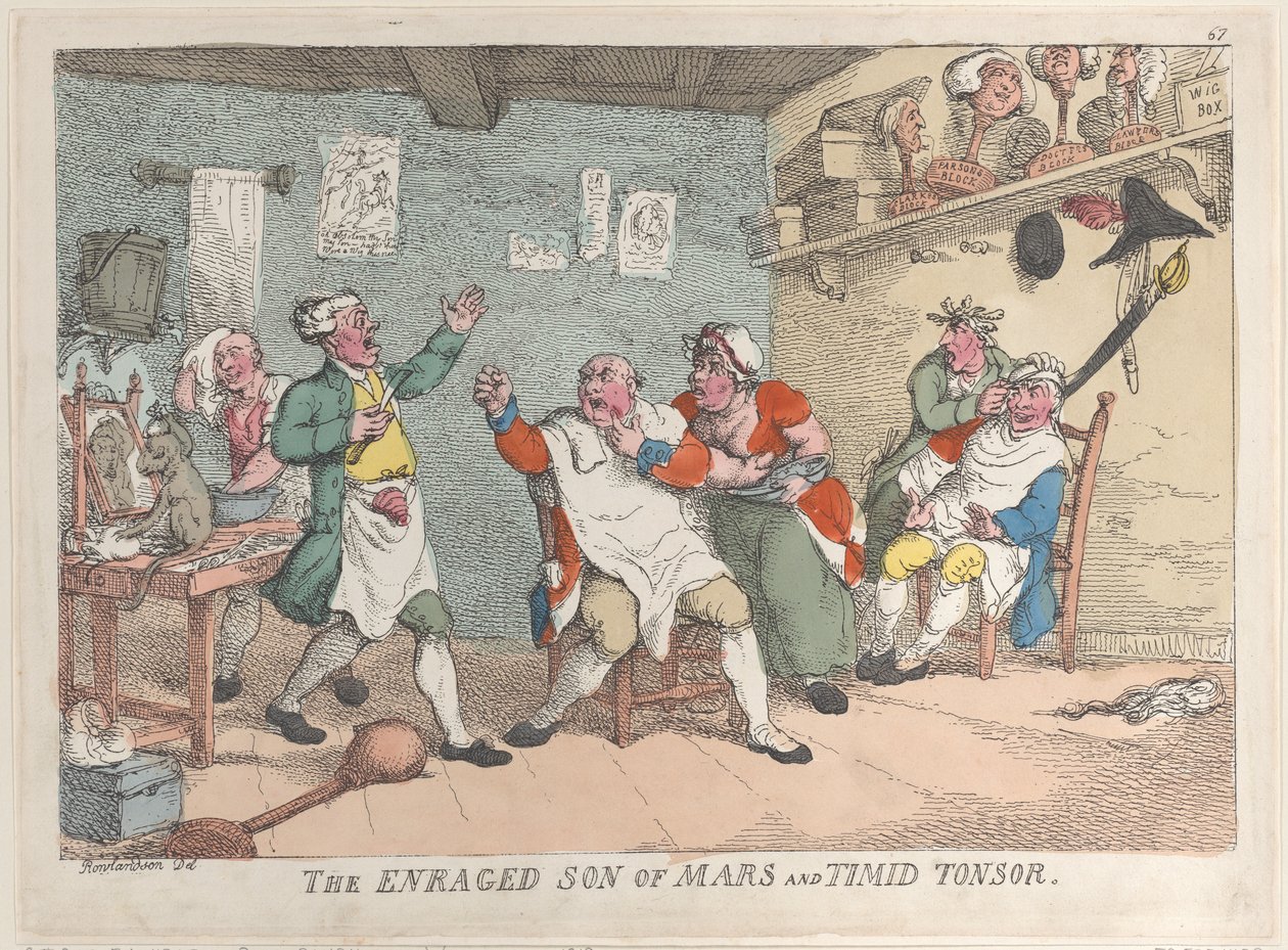 الابن الغاضب للمريخ و Timid Tonsor ، 20 أبريل 1811. ، 20 أبريل 1811. بواسطة توماس رولاندسون
