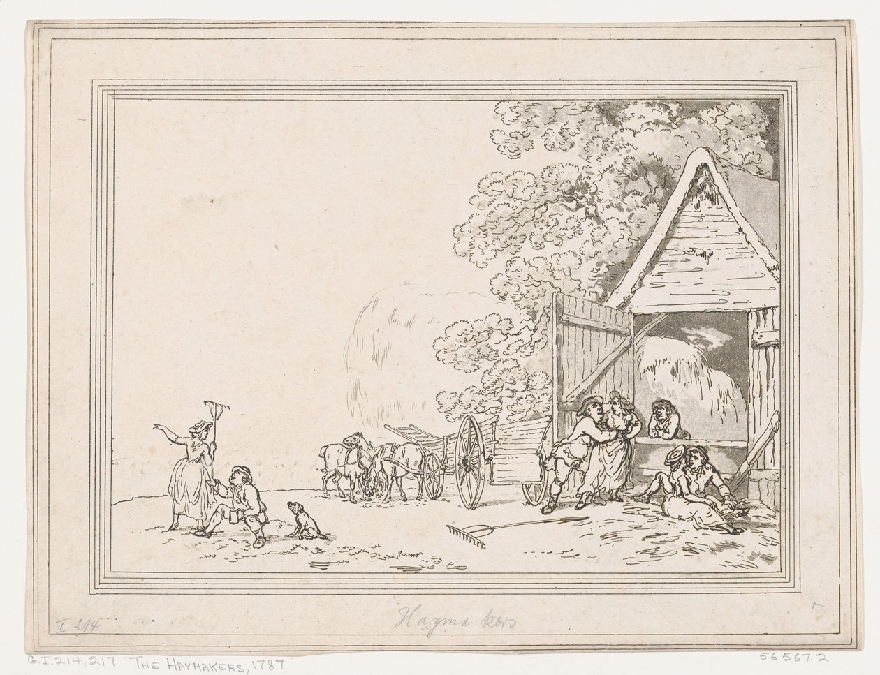The Haymakers ، 1787. ، 1787. بواسطة توماس رولاندسون