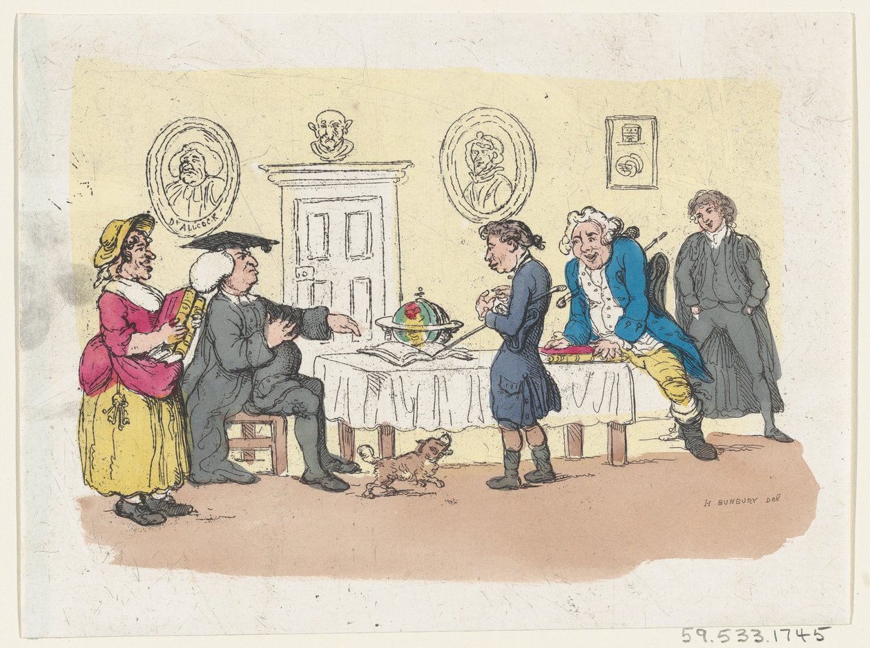 آمال الأسرة - قبول في الجامعة ، كاليفورنيا. 1803 ، كاليفورنيا. 1803. بواسطة توماس رولاندسون