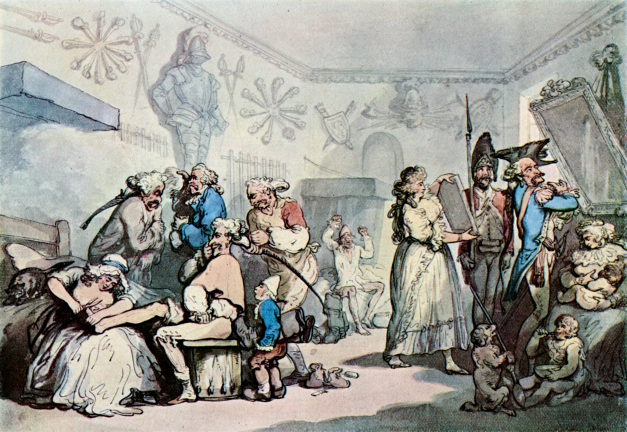 داخل الثكنات الفرنسية ، 1787 ، 1929 بواسطة توماس رولاندسون