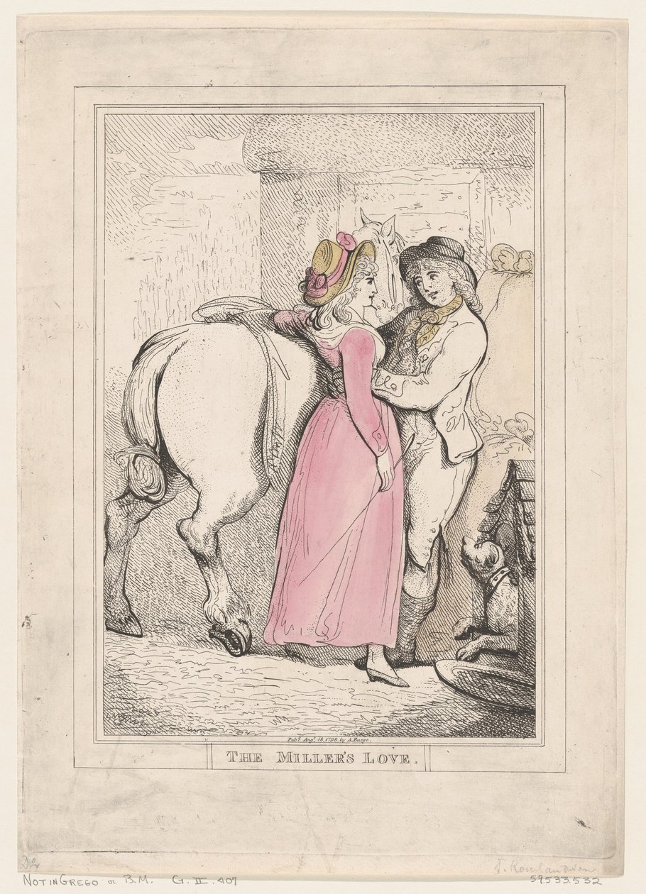 حب ميلر ، 18 أغسطس ، 1798 ، 18 أغسطس ، 1798. بواسطة توماس رولاندسون