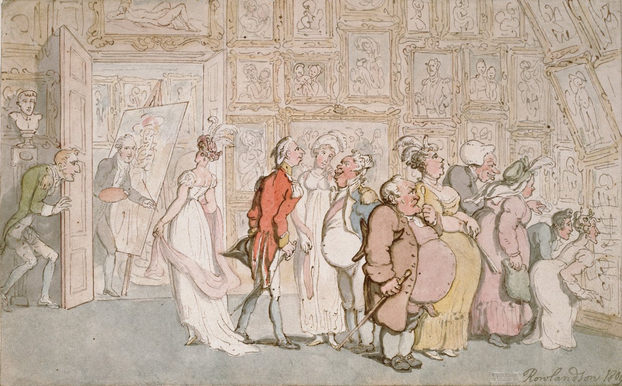 غرفة أنتي لرسام بورتريه ، 1809 بواسطة توماس رولاندسون