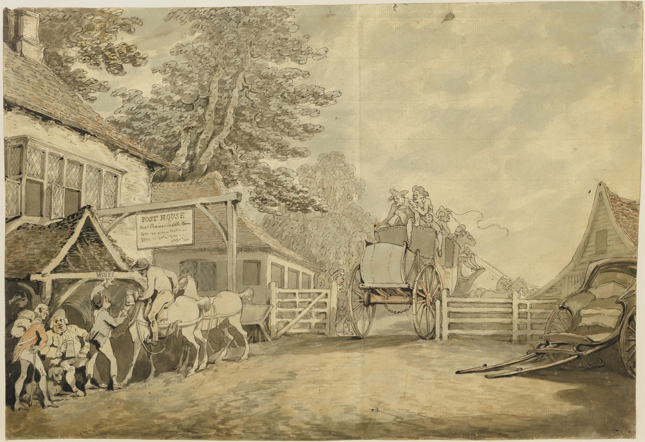 دار البريد ، ج .1778–80 بواسطة توماس رولاندسون