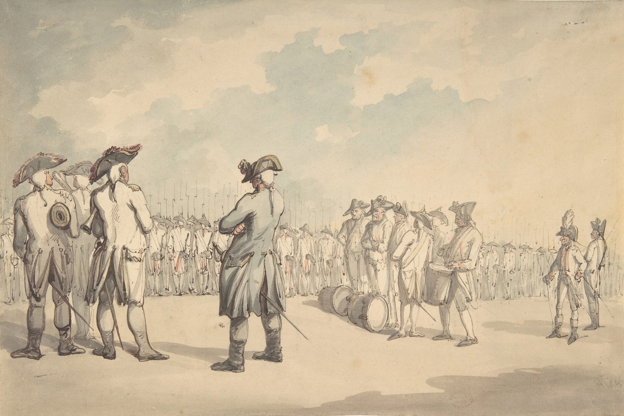 الاستعراض ، كاليفورنيا. 1800. بواسطة توماس رولاندسون