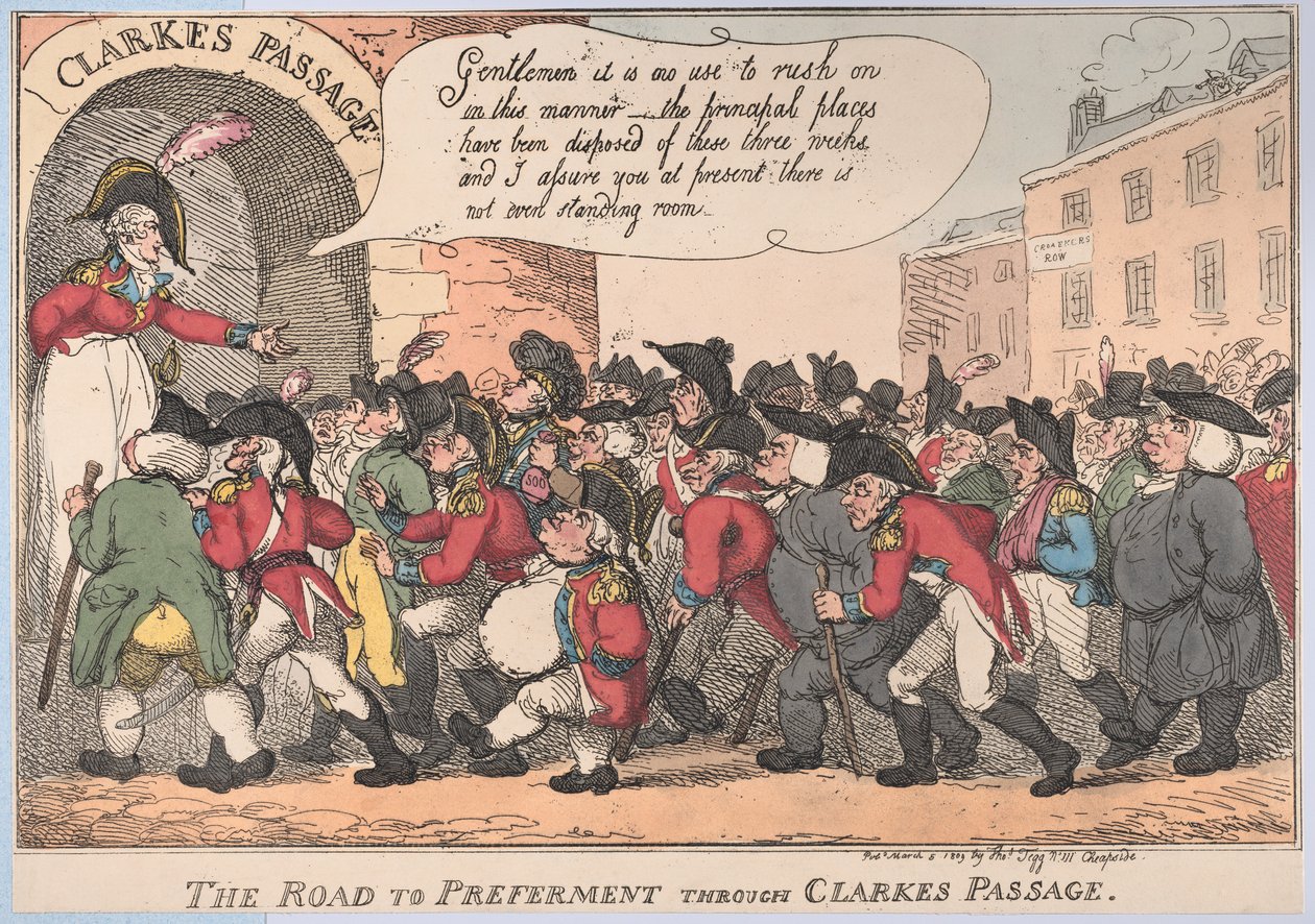 الطريق إلى الأفضلية عبر ممر كلارك ، 5 مارس 1809. ، 5 مارس 1809. بواسطة توماس رولاندسون