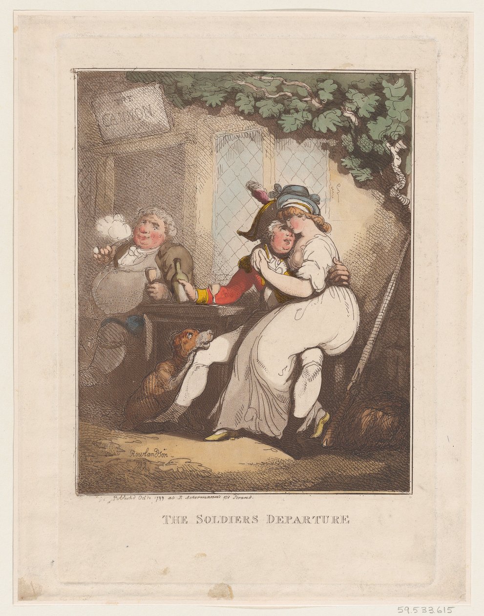 رحيل الجندي ، 10 أكتوبر 1799 ، 10 أكتوبر 1799. بواسطة توماس رولاندسون