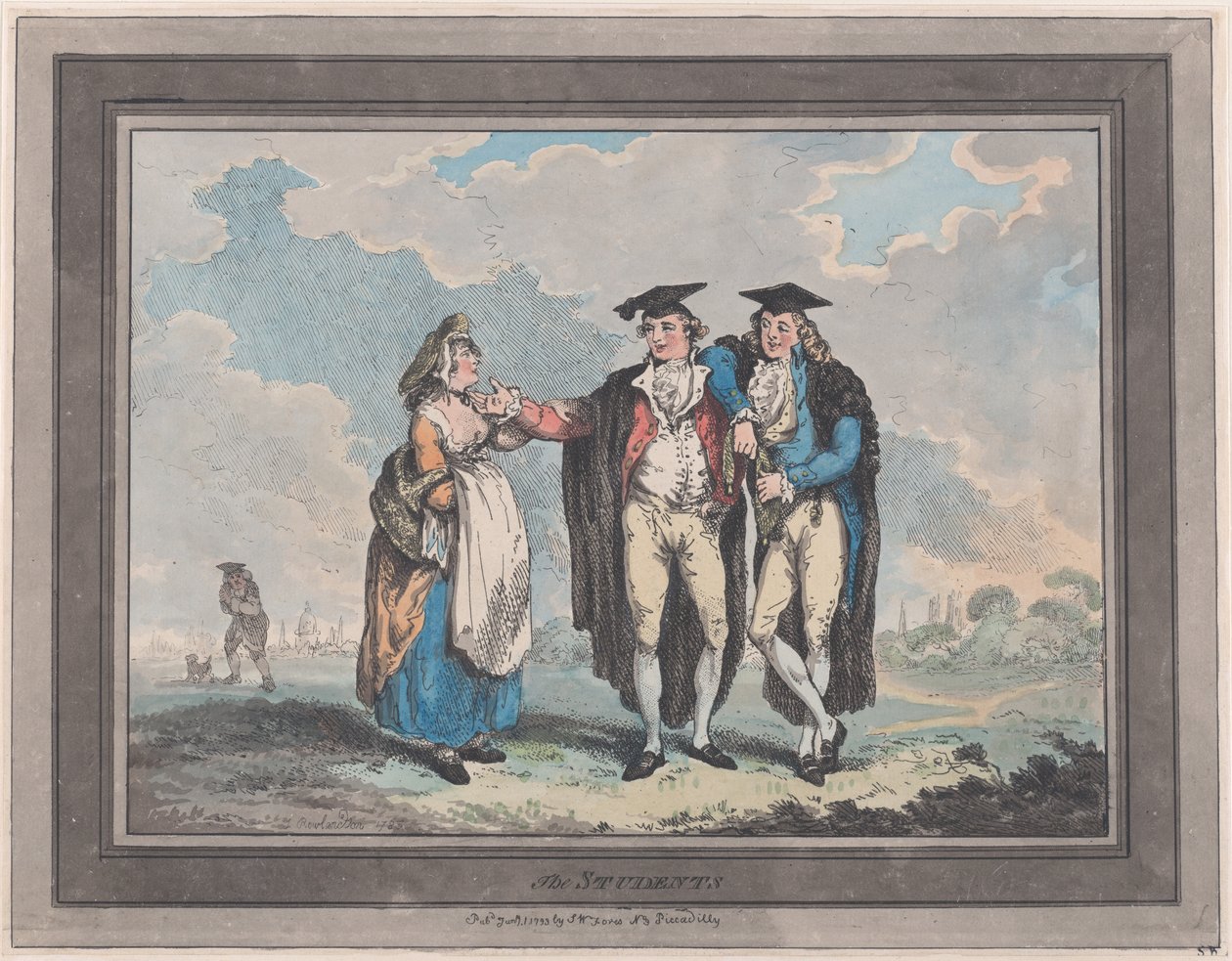 الطلاب ، 1 يناير 1793 ، 1 يناير 1793. بواسطة توماس رولاندسون