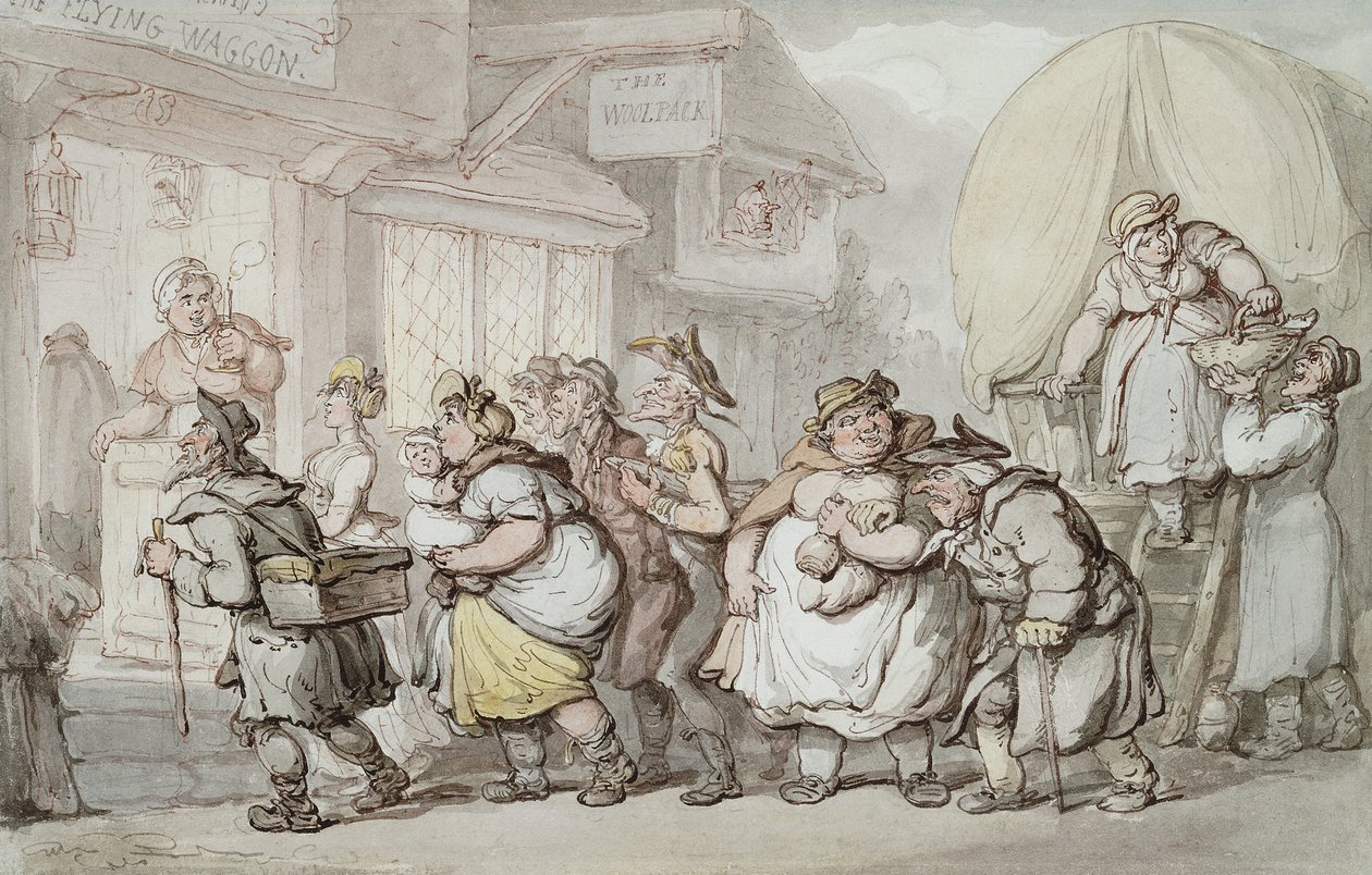 ذا وولباك إن: وصول "The Flying Waggon" ، بواسطة توماس رولاندسون