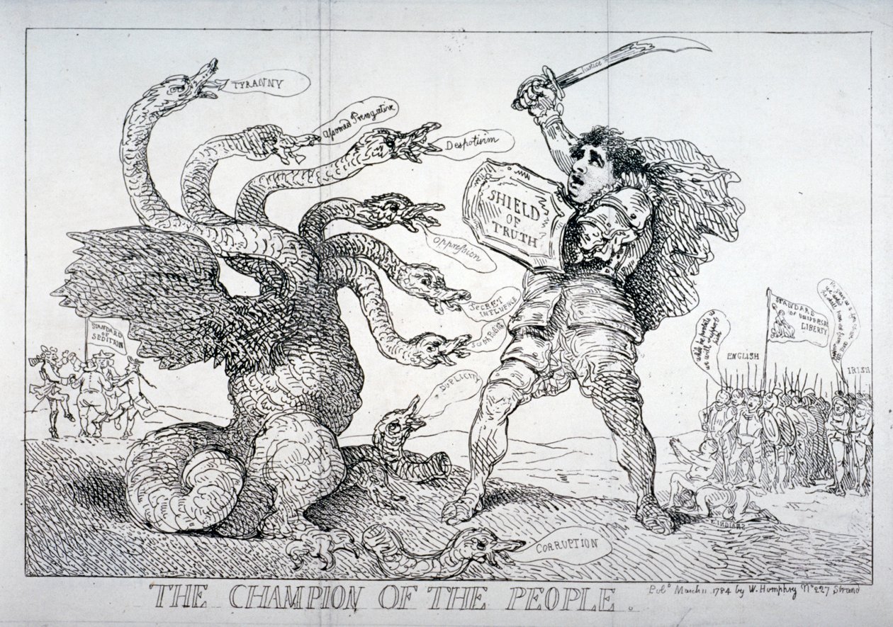 بطل الشعب 1784. بواسطة توماس رولاندسون