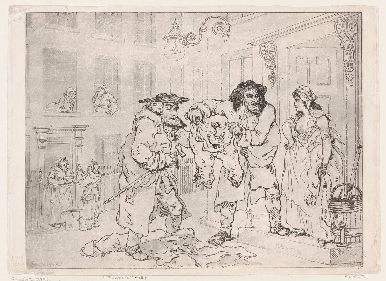 حركة المرور ، 1791. ، 1791. بواسطة توماس رولاندسون