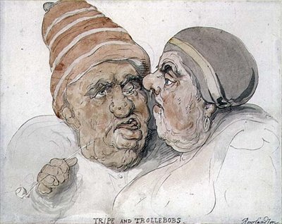 الكرشة و Trollebobs (ألوان مائية) بواسطة توماس رولاندسون