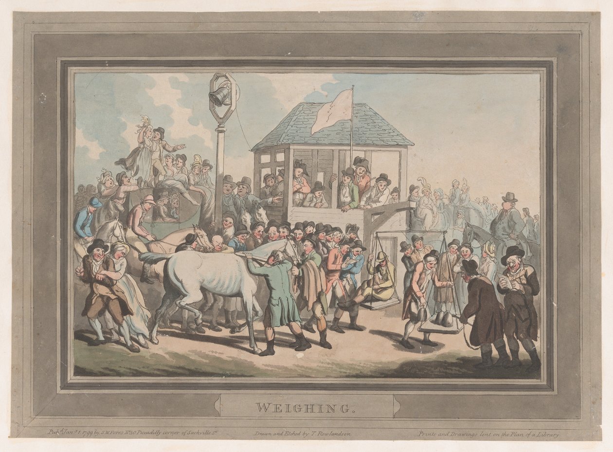 وزن ، 1 يناير 1799. ، 1 يناير 1799. بواسطة توماس رولاندسون