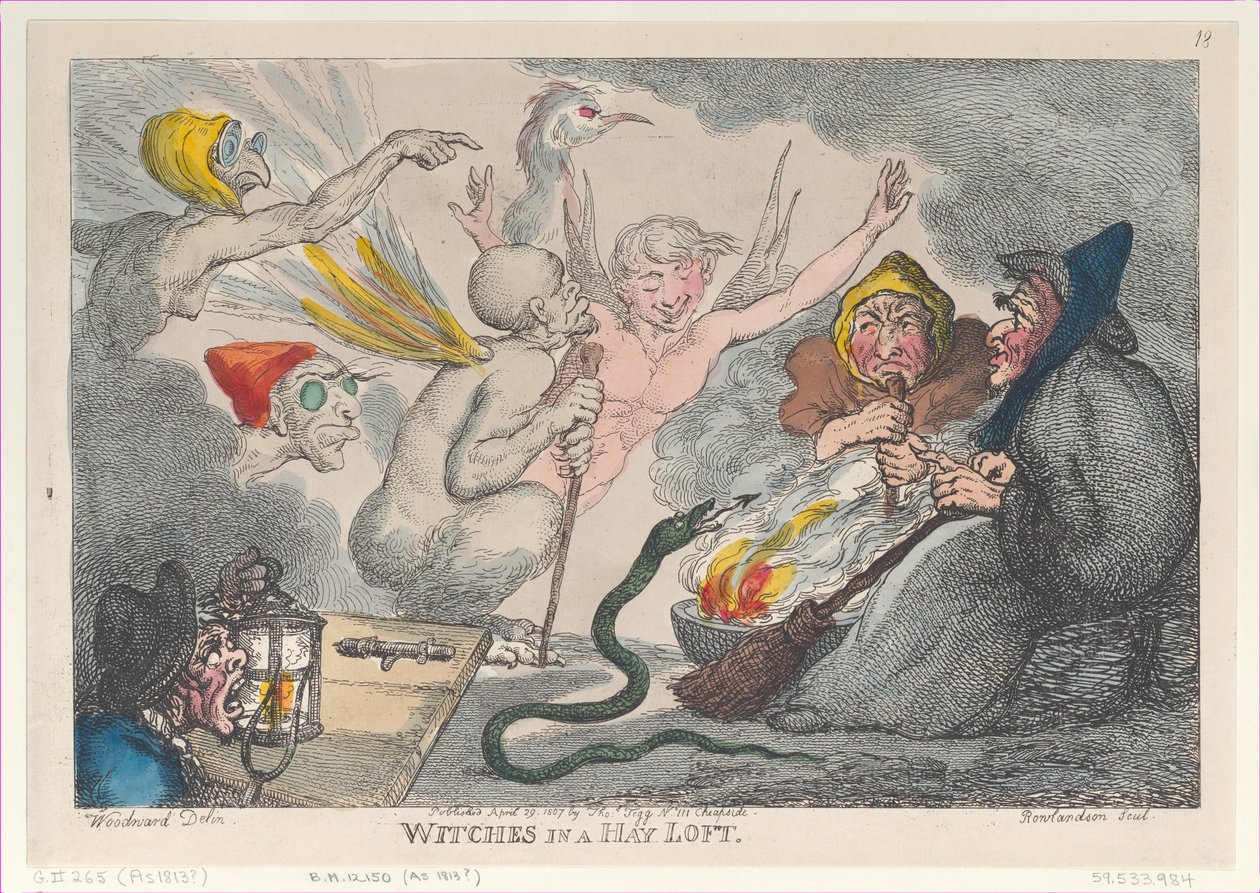 Witches in a Hay Loft ، 29 أبريل 1807. ، 29 أبريل 1807. بواسطة توماس رولاندسون