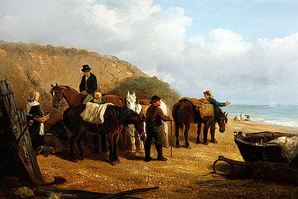 في انتظار الصيد (زيت على قماش) بواسطة توماس سميث
