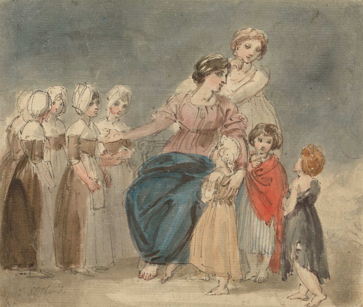 الأطفال الخيرية و Little Vagabonds بواسطة توماس ستوثارد