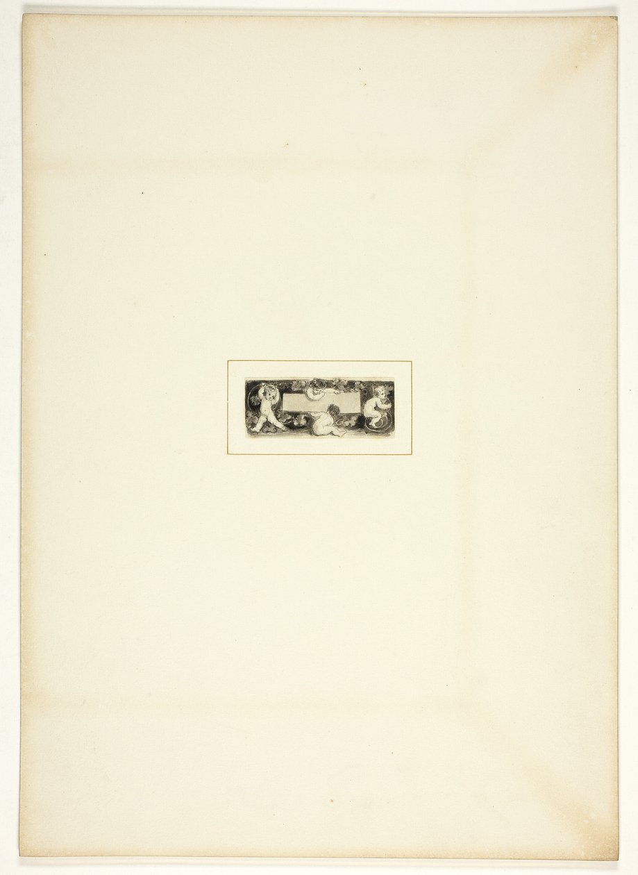 دراسة للوحة من انتصارات المزاج ، في 1796 Royal Engagements Pocket Book بواسطة توماس ستوثارد