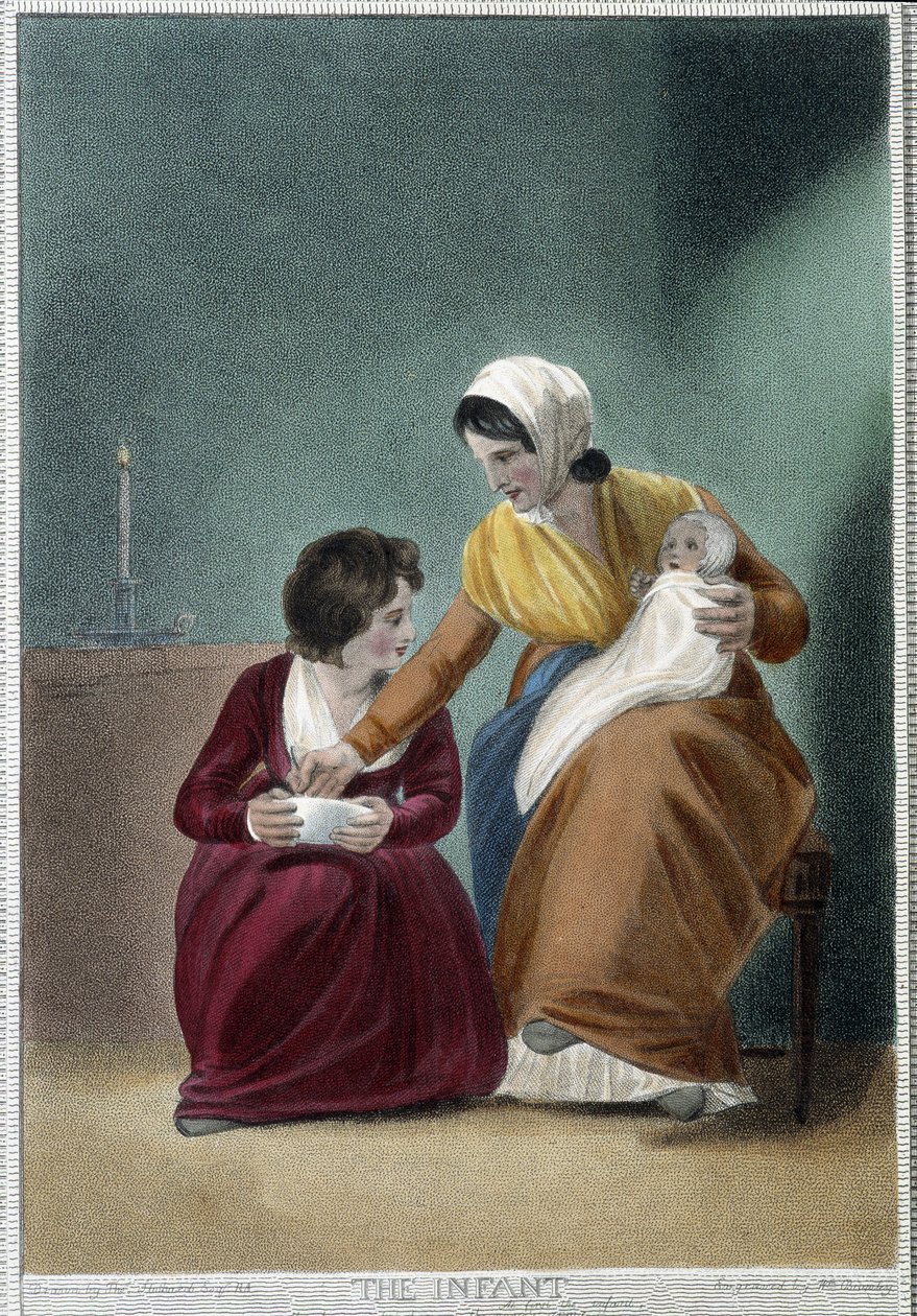 The Newborn - in “The 7 Ages of Man”” by Shakespeare, ill. by W. Broniley, London بواسطة توماس ستوثارد