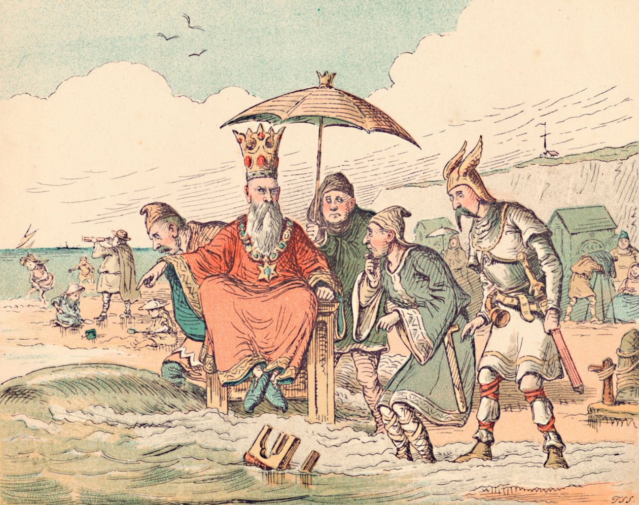 كانوت وحاشيته ، c1884 بواسطة توماس سترونج سيكومب