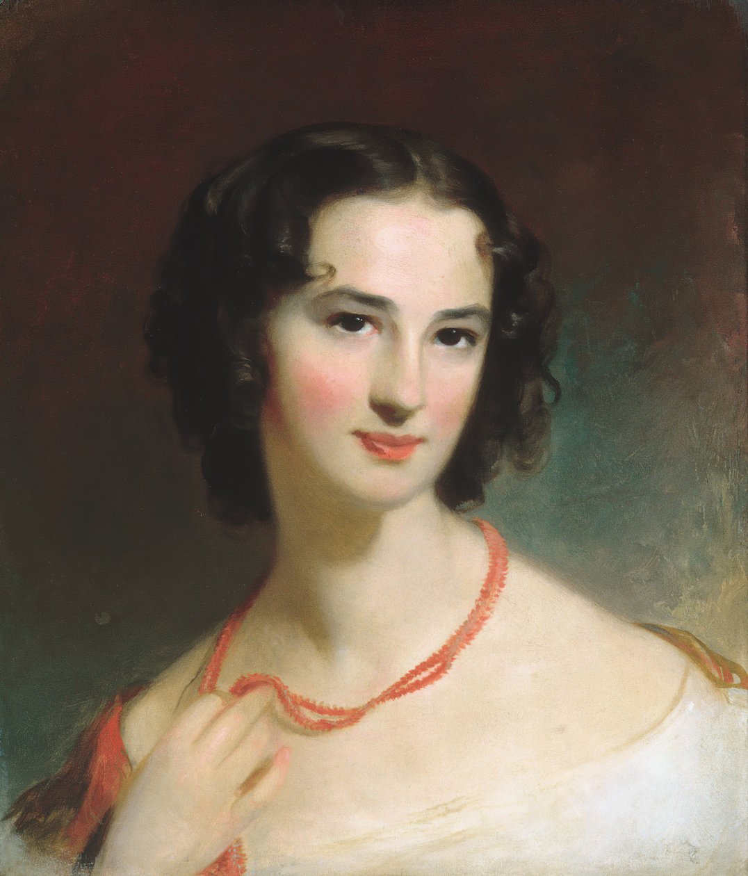 السيدة جيمس مونتغمري ، الابن ، كاليفورنيا. 1845. بواسطة توماس سولي