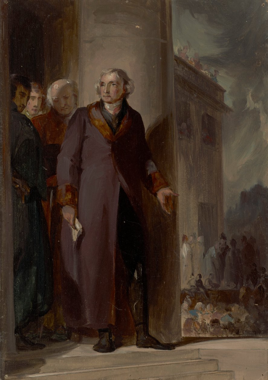 توماس جيفرسون (1743-1826) ، دكتوراه في القانون 1786 بواسطة توماس سولي