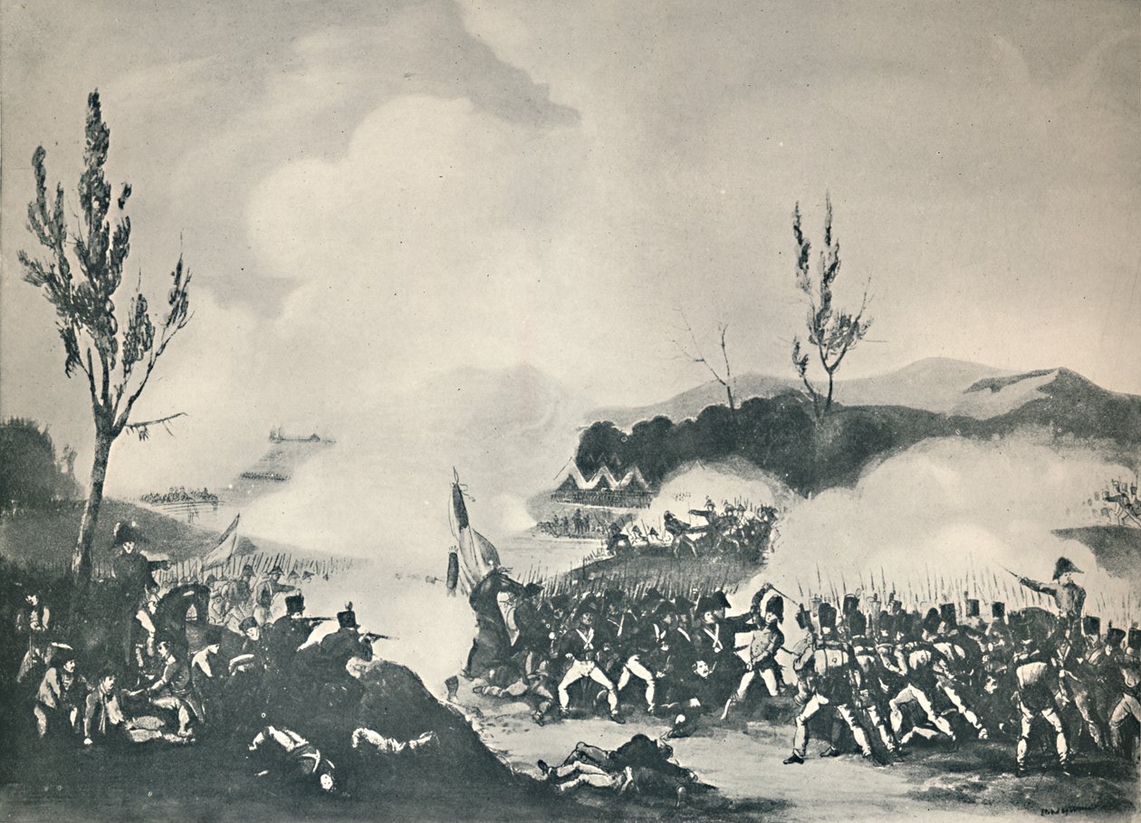 الهجوم على الطريق إلى بايون ، 13 ديسمبر 1813 ، c1813 1909 بواسطة توماس ساذرلاند
