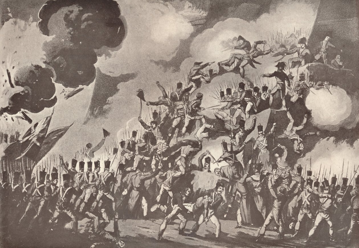 اقتحام القديس سيباستيان ، 31 أغسطس 1813 ، 1909 بواسطة توماس ساذرلاند