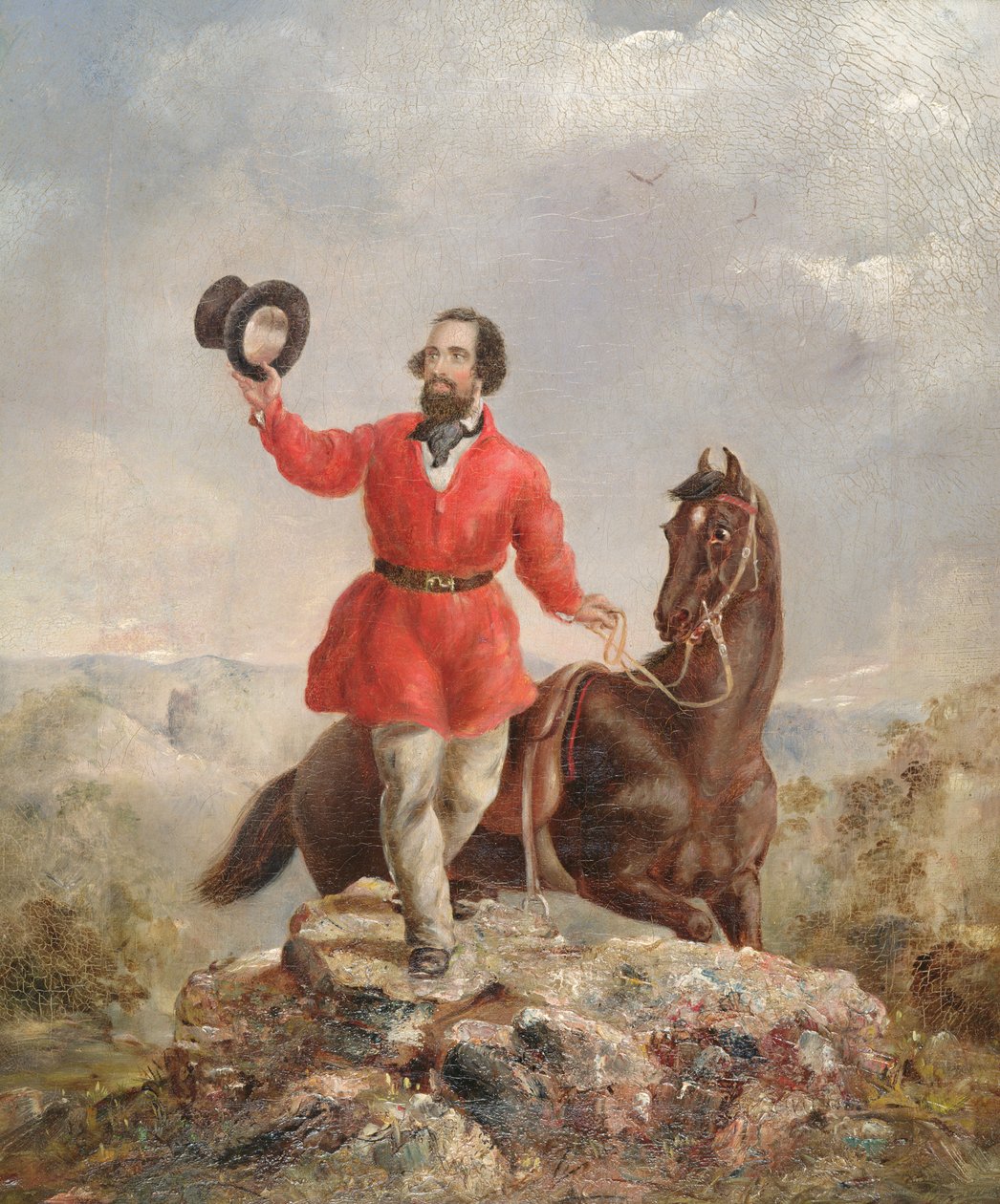 السيد EH Hargraves ، مكتشف الذهب في أستراليا ، 1851 بواسطة توماس تيرويت بالكومب